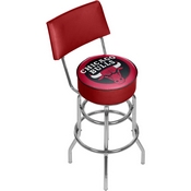 Chicago Bulls NBA Padded Swivel Bar Stool with Back, NBA1100-CB