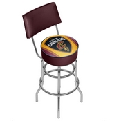 Cleveland Cavaliers NBA Padded Swivel Bar Stool with Back, NBA1100-CC