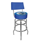 Dallas Mavericks NBA Padded Swivel Bar Stool with Back, NBA1100-DM