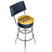 NBA Swivel Bar Stool with Back - Fade - Indiana Pacers, NBA1100-IP2