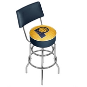 NBA Swivel Bar Stool with Back - City - Indiana Pacers, NBA1100-IP3