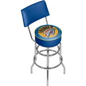 Oklahoma City Thunder NBA Padded Swivel Bar Stool with Back, NBA1100-OCT