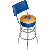 NBA Swivel Bar Stool with Back - City - Oklahoma City Thunder, NBA1100-OCT3