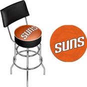NBA Swivel Bar Stool with Back - Fade - Phoenix Suns, NBA1100-PS2