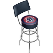 Washington Wizards NBA Padded Swivel Bar Stool with Back, NBA1100-WW