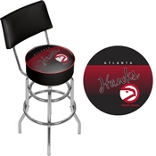 Atlanta Hawks NBA Hardwood Classics Bar Stool w/ Back, NBA1100HC-AH