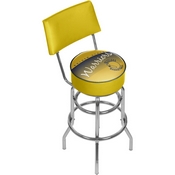 Golden State Warriors NBA Hardwood Classics Bar Stool w/Back, NBA1100HC-GSW