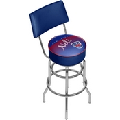 New Jersey Nets NBA Hardwood Classics Bar Stool w/Back, NBA1100HC-NJN