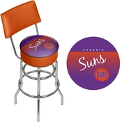Phoenix Suns Hardwood Classics Bar Stool w/Back, NBA1100HC-PS