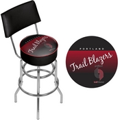 Portland TrailBlazers Hardwood Classics Bar Stool w/Back, NBA1100HC-PTB