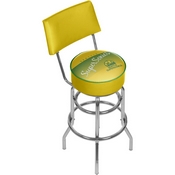 Seattle Super Sonics Hardwood Classics Bar Stool w/Back, NBA1100HC-SSS