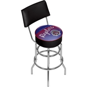 Toronto Raptors Hardwood Classics Bar Stool w/Back, NBA1100HC-TR