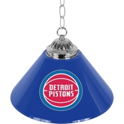 Detroit Pistons NBA Single Shade Bar Lamp - 14 inch, NBA1200-DP