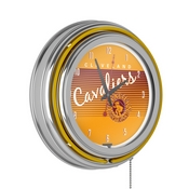 Cleveland Cavaliers Hardwood Classics NBA Chrome Neon Clock, NBA1400HC-CC
