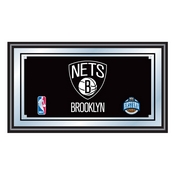 Brooklyn Nets NBA Framed Logo Mirror, NBA1500-BN