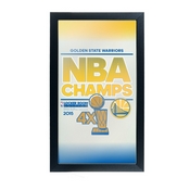 Golden State Warriors Framed Logo Mirror - 2015 NBA Champs, NBA1500-GS-C15