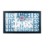 NBA Framed Logo Mirror - City - Los Angeles Clippers, NBA1500-LAC3