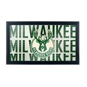 NBA Framed Logo Mirror - City - Milwaukee Bucks, NBA1500-MB3