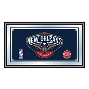 New Orleans Pelicans NBA Framed Logo Mirror, NBA1500-NOP