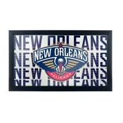 NBA Framed Logo Mirror - City - New Orleans Pelicans, NBA1500-NOP3
