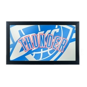 NBA Framed Logo Mirror - Fade - Oklahoma City Thunder, NBA1500-OCT2