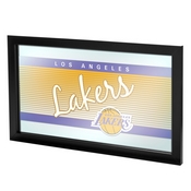Los Angeles Lakers Hardwood Classics NBA Framed Logo Mirror, NBA1500HC-LAL
