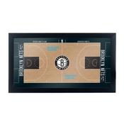 Brooklyn Nets Official NBA Court Framed Plaque, NBA1575-BN