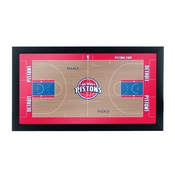 Detroit Pistons Official NBA Court Framed Plaque, NBA1575-DP