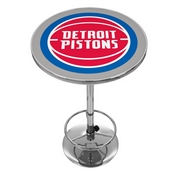 Detroit Pistons NBA Chrome Pub Table, NBA2000-DP