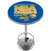 Golden State Warriors Chrome Pub Table - 2015 NBA Champs, NBA2000-GS-C15