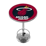 Miami Heat NBA Chrome Pub Table, NBA2000-MH