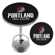 Portland Trail Blazers NBA Chrome Pub Table, NBA2000-PTB