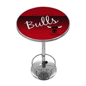 Chicago Bulls Hardwood Classics NBA Chrome Pub Table, NBA2000HC-CB