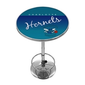 Charlotte Hornets Hardwood Classics NBA Chrome Pub Table, NBA2000HC-CH