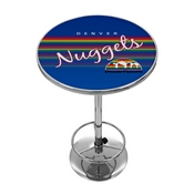 Denver Nuggets Hardwood Classics NBA Chrome Pub Table, NBA2000HC-DN