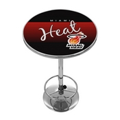 Miami Heat Hardwood Classics NBA Chrome Pub Table, NBA2000HC-MH