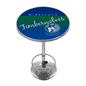 Minnesota Timberwolve Hardwood Classics NBA Chrome Pub Table, NBA2000HC-MT