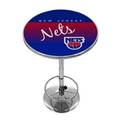 New Jersey Nets Hardwood Classics NBA Chrome Pub Table, NBA2000HC-NJN