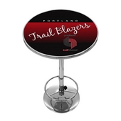 Portland Trailer Blazers Hardwood Classics NBA Chrome Pub Table, NBA2000HC-PTB