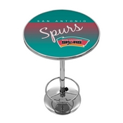 San Antonio Spurs Hardwood Classics NBA Chrome Pub Table, NBA2000HC-SAS