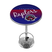 Toronto Raptors Hardwood Classics NBA Chrome Pub Table, NBA2000HC-TR