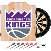 NBA Dart Cabinet Set with Darts and Board - Fade - Sacramento Kings, NBA7010-SK2