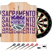 NBA Dart Cabinet Set with Darts and Board - City - Sacramento Kings, NBA7010-SK3