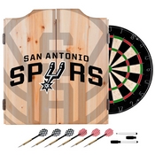 NBA Dart Cabinet Set with Darts and Board - Fade - San Antonio Spurs, NBA7010-SS2