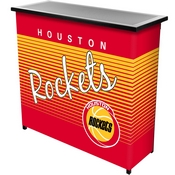 Houston Rockets Hardwood Classics NBA Portable Bar w/Case, NBA8000HC-HR