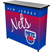 New Jersey Nets Hardwood Classics NBA Portable Bar w/Case, NBA8000HC-NJN