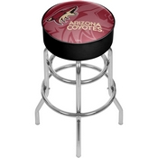 NHL Chrome Bar Stool with Swivel - Watermark - Arizona Coyotes, NHL1000-AC-WM