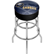 NHL Chrome Bar Stool with Swivel - Watermark - Buffalo Sabres, NHL1000-BS-WM