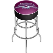 NHL Chrome Bar Stool with Swivel - Colorado Avalanche, NHL1000-CA2