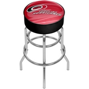 NHL Chrome Bar Stool with Swivel - Watermark - Carolina Hurricanes, NHL1000-CH-WM